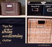 Tips for Decluttering and Organization | Eco-Mothering.com
