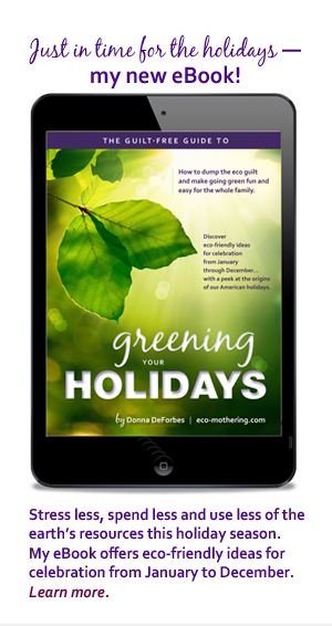 eBook: The Guilt-Free Guide to Greening Your Holidays. Click to learn more.