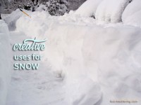Creative Uses for Snow | Eco-Mothering.com
