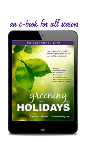 eBook: The Guilt-Free Guide to Greening Your Holidays. Click to learn more.