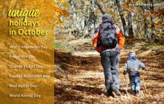 A few unique and earth-friendly holidays to honor in October | Eco-Mothering.com