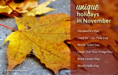 Unique and gently green holidays in November | Eco-Mothering.com