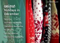 Unique, Wacky and Gently Green December Holidays | Eco-Mothering.com