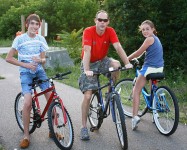 family-biking